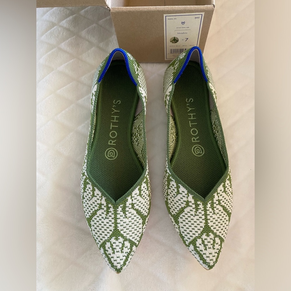 Rothy’s women’s flats, US 7